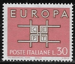 Europa (C.E.P.T.) 1963 - Letras