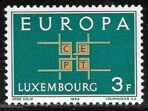 Europa (C.E.P.T.) 1963 - Letras (Alfabeto)