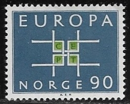 Europa (C.E.P.T.) 1963 - letras - (Alfabeto)