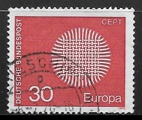  Europa (C.E.P.T.) 1970 - Sol flameante