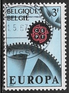  Europa (C.E.P.T.) 1967 - Ruedas dentadas