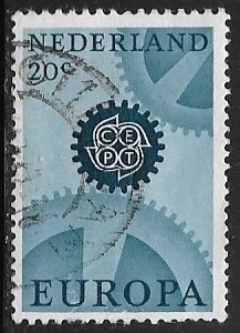  Europa (C.E.P.T.) 1967 - Ruedas dentadas