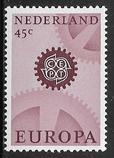  Europa (C.E.P.T.) 1967 - Ruedas dentadas