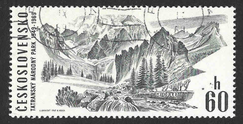 1642 - XX Aniversario del Parque Nacional de Tatra