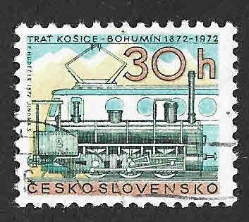 1805 - Centenario de la Línea Ferroviaria Kosice - Bohumin