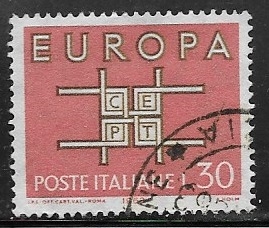 Europa (C.E.P.T.) 1963 - Letras 