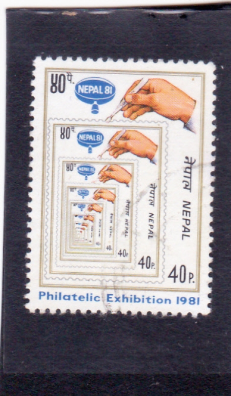  Exposición Internacional de Filatélica'81de Nepal