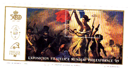 EXPOSICIÓN FILATÉLICA MUNDIAL PHILEXFRANCE.89