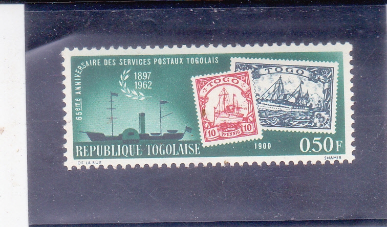 65 años de servicios postales togoleses