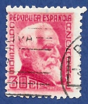 Edifil 686 República Azcárate 30 cts