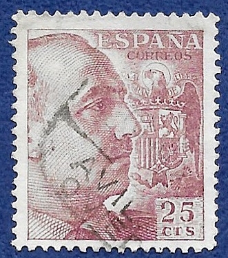 Edifil 923 Franco 25 cts