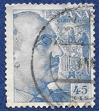 Edifil 926 Franco 45 cts