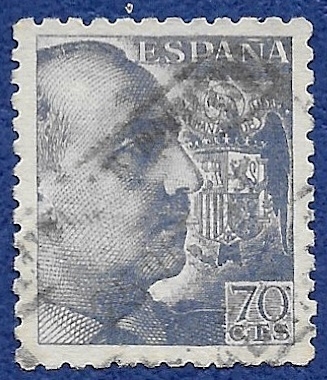 Edifil 929 Franco 70 cts