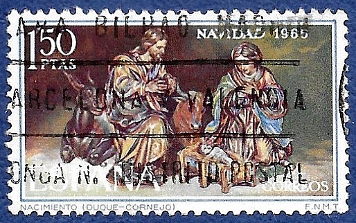 Edifil 1764 Navidad 1966 1,50