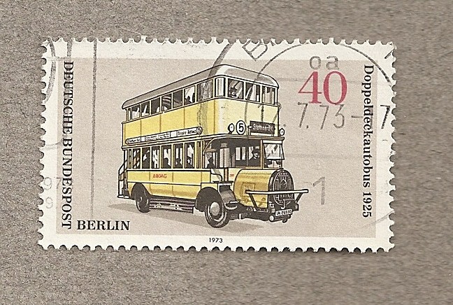 Berlín, Autobús de 2 pisos de 1925