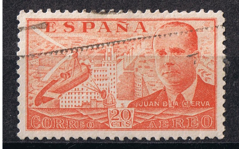 Edifil  nº  880  Juan de la Cierva