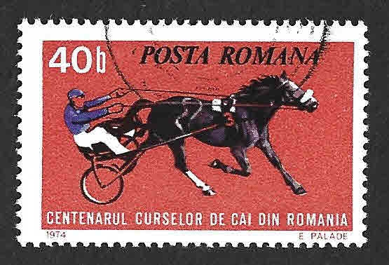 2475 - Centenario de las Carreras de Caballos en Rumanía