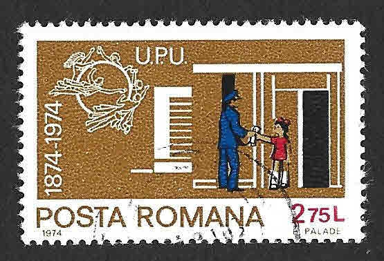 2490 - Centenario de la Unión Postal Universal