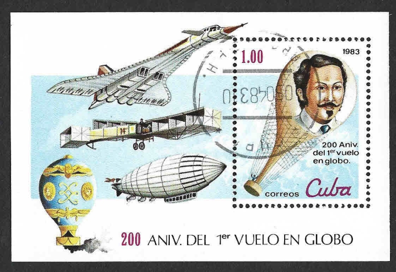 2582 - HB Bicentenario de los Vuelos en Globo