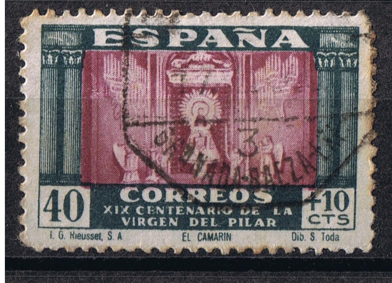 Edifil  nº  893  Camarín de Ntra. Sra. La Virgen del Pilar