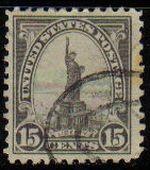 USA 1923 Scott 566 Sello Estatua de la Libertad usado Estados Unidos Etats Unis