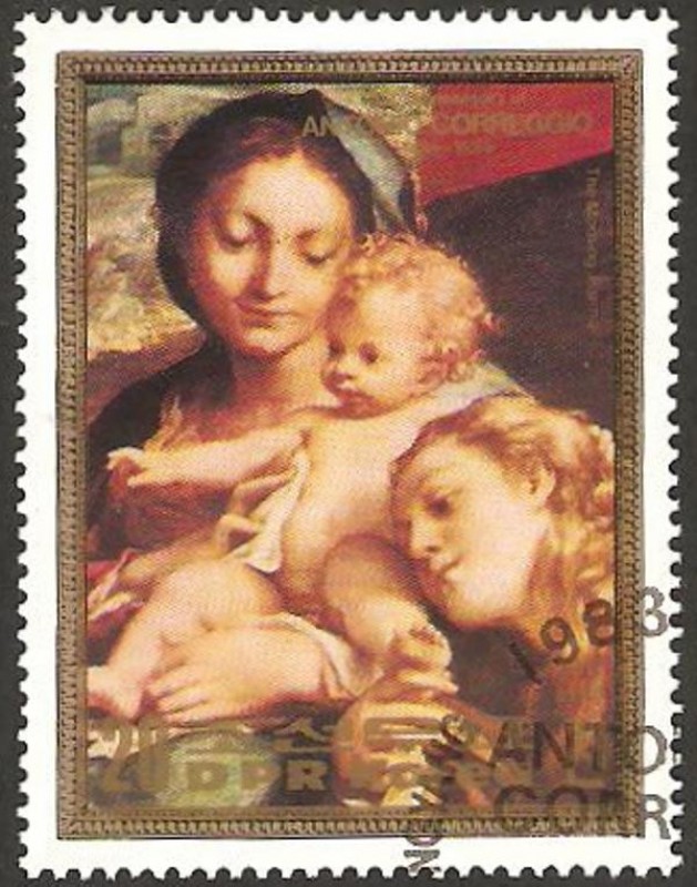 antonio correggio, 450 anivº de su fallecimiento