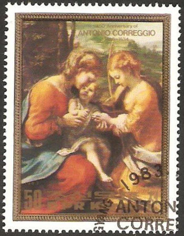 antonio correggio, 450 anivº de su fallecimiento