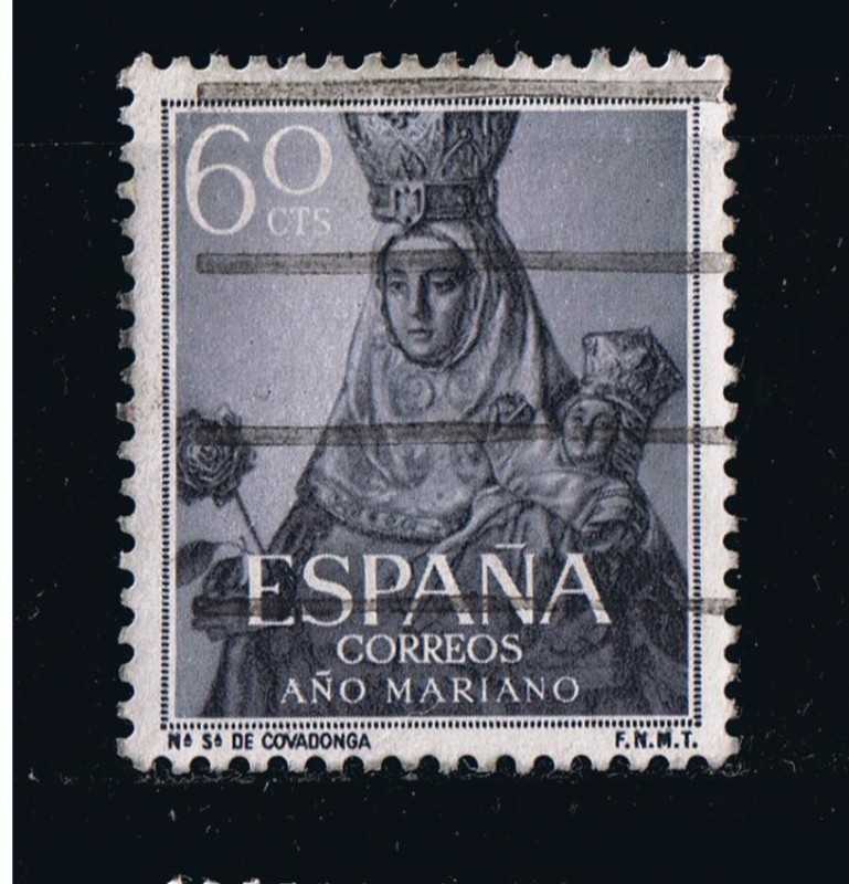 Edifil  nº  1137  Año Mariano  Ntra.  Sra. de Covadonga  Asturias