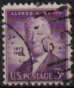 USA 1945 Scott 937 Sello Alfred E. Smith usado Estados Unidos Etats Unis