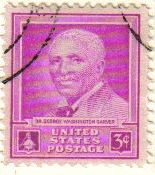 USA 1948 Scott 953 Sello Aniversario George Washington Carver usado Estados Unidos Etats Unis