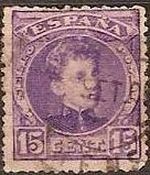 ESPAÑA 1901-5 246 Sello Alfonso XIII 15c. Tipo Cadete Usado