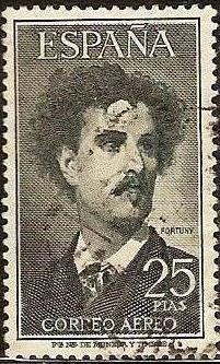 ESPAÑA 1955 1164 Sello Mariano Fortuny Usado