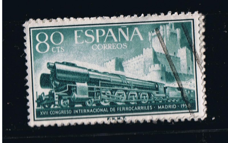 Edifil  nº  1234   XVII  Congreso Internacional de Ferrocarriles