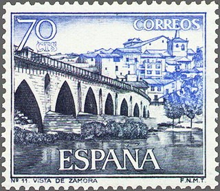 ESPAÑA 1965 1646 Sello Nuevo Serie Turistica Zamora