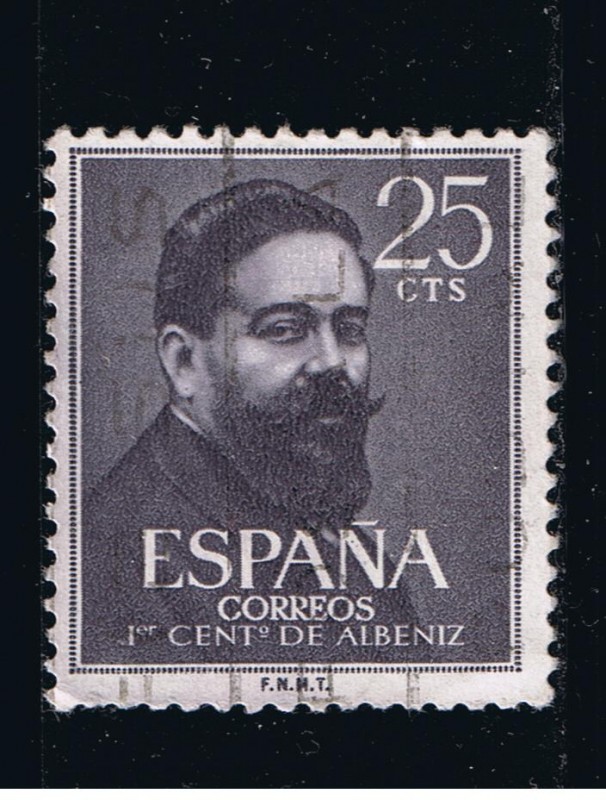 Edifil  1320  1er. Cente.  del nacimientoi de Isaac Albéniz