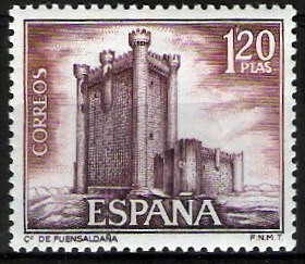 1881 Castillos de España. Fuensaldaña, Valladolid.