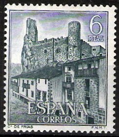 1884 Castillos de España. Frías, Burgos.