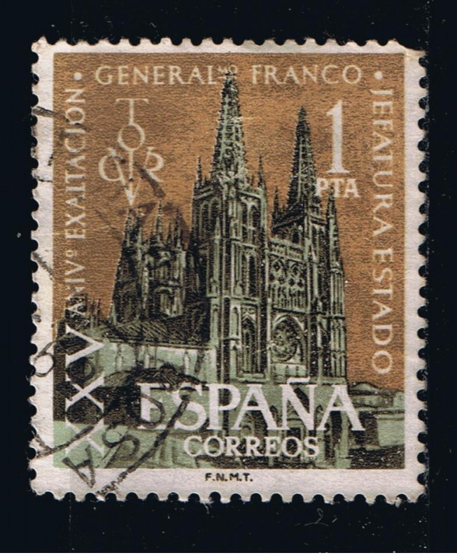 Edifil  nº  1373  XXV  Ani. de la exaltación del  General Franco a la jefatura del Estado  