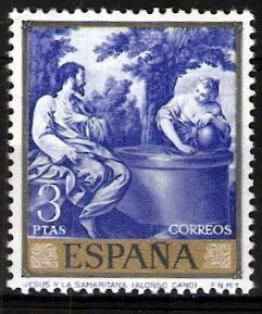 Dia del sello. Alonso Cano.Jesús y la Samaritana