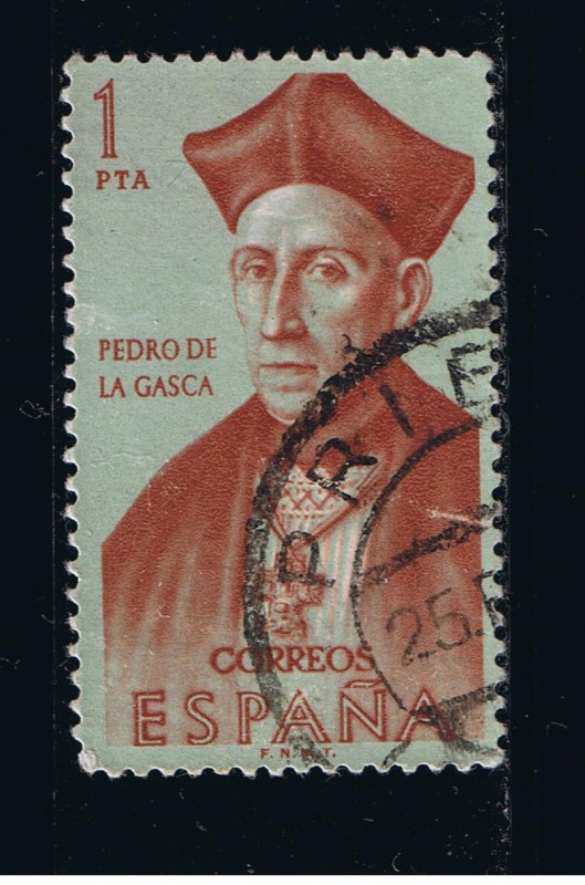 Edifil  1457  Forjadores de América   Pedro de la Gasca