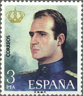 ESPAÑA 1975 2302 Sello Nuevo Reyes de España D. Juan Carlos I Yver1948 c/señal Charnela