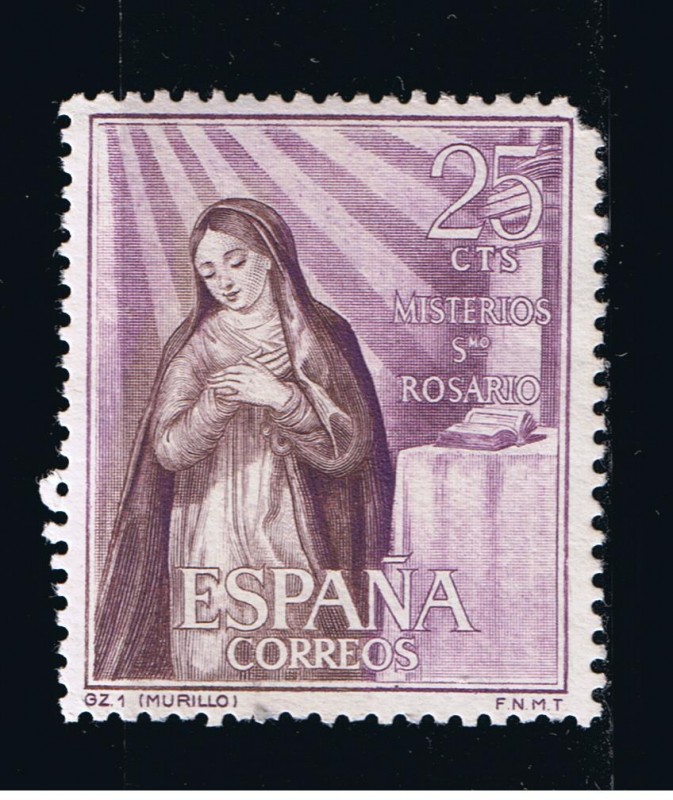 Edifil  1463  Misterios del Santo Rosario  