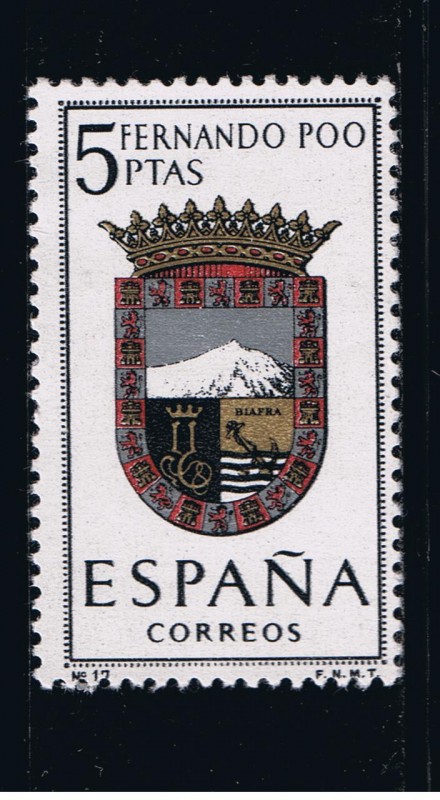 Edifil  1485 Escudos de las Capitales  de provincias Españolas  