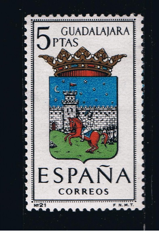 Edifil  1489 Escudos de las Capitales  de provincias Españolas  