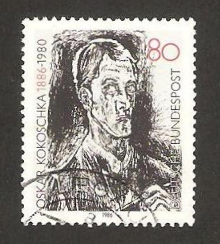 oskar kokoschka, pintor, centº de su nacimiento