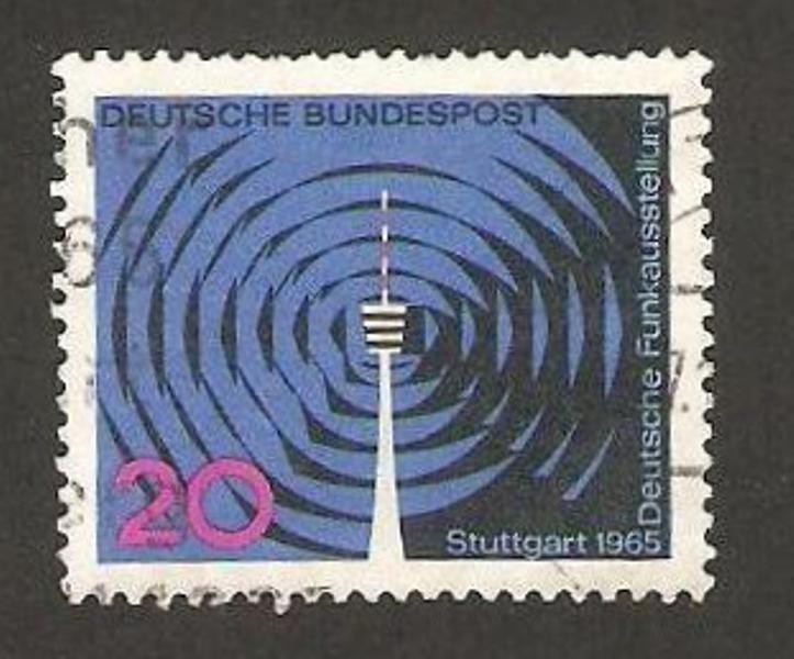 exposición nacional de radio televisión en Stuttgart