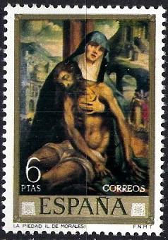 Dia del Sello. Luis de Morales(El Divino). La Piedad.