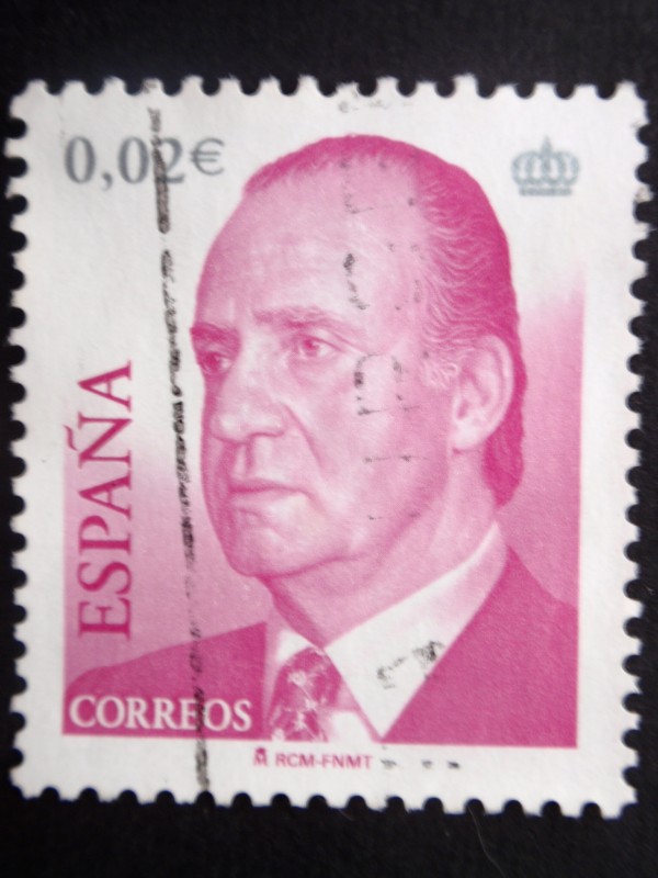 REY JUAN CARLOS I (corona plata)