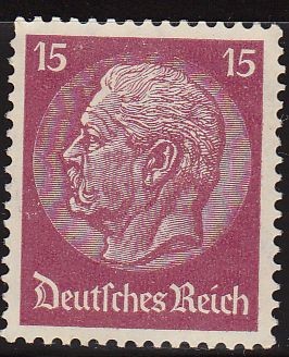 DEUTSCHES REICH 1933 Scott423 Sello Nuevo 85 Cumpleaños de Von Hindenburg ALEMANIA Michel520