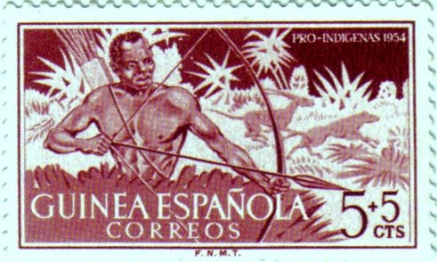 Pro indígenas. 1954 Guinea Española